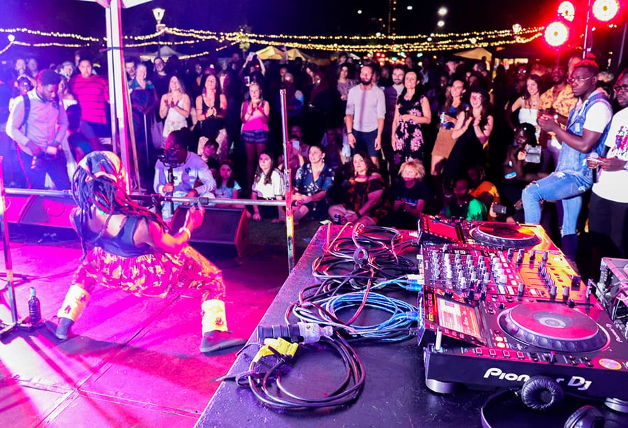 DJ set and performer at Sanaa Festival