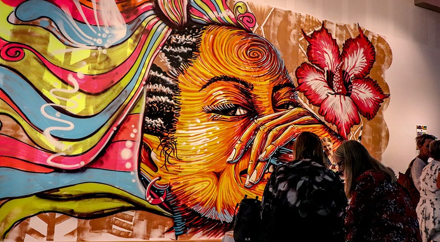 Civic Gallery Mural SANAA Exhibition 2019