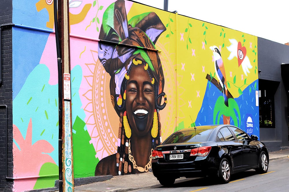 Beau Graff and The Walking Creative, Sanaa Street Art 2020