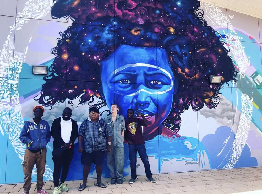 Whyalla mural, Sanaa Regional Tour 2020