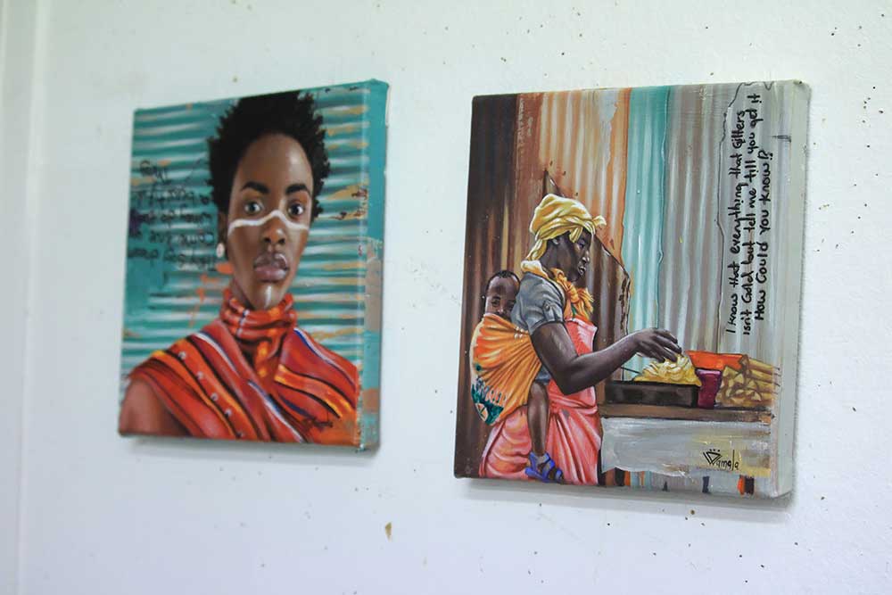 Wamala artworks, Sanaa Artist Residency 2020